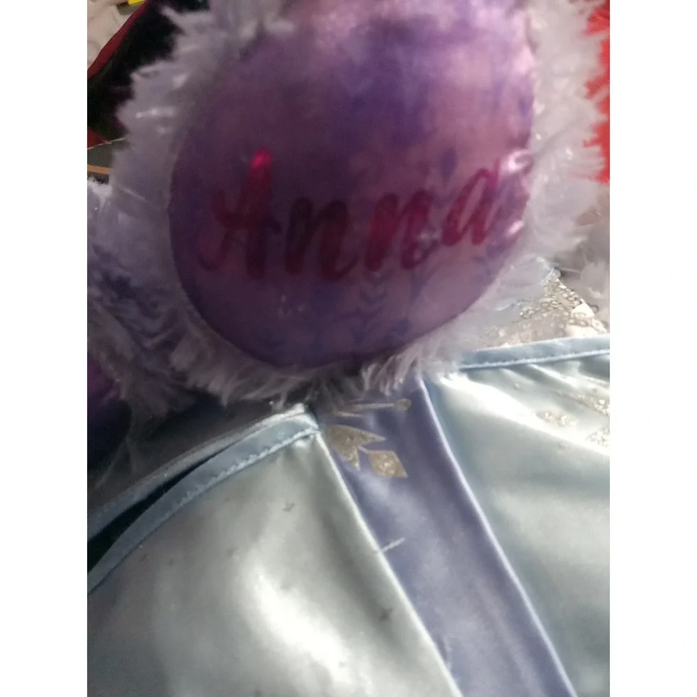 Build A Bear Disney's Frozen Princess Elsa & Anna With Dresses Sparkle 2014 BAB